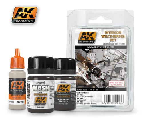 AK Interactive - Interior Weathering Set