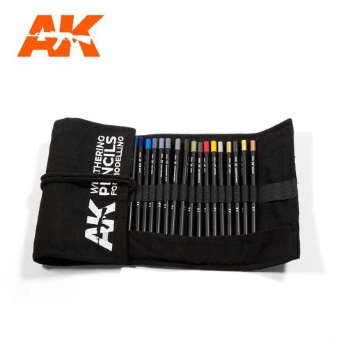 AK Interactive - Weathering Pencils Full Range Case