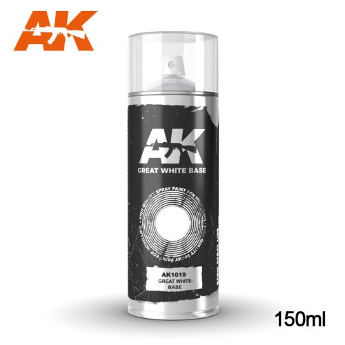 AK Interactive - Great White Base - Spray 150Ml