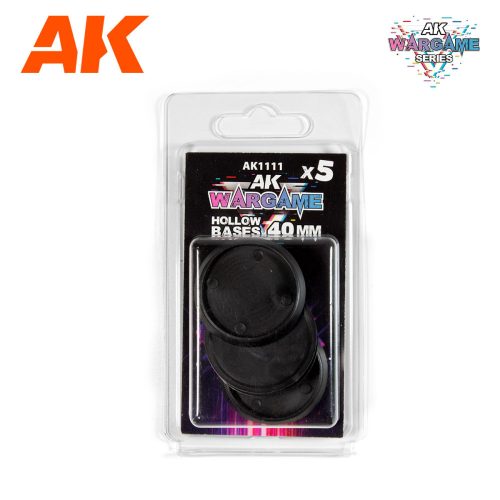 AK Interactive - Hollow Base 40Mm - 5 Units