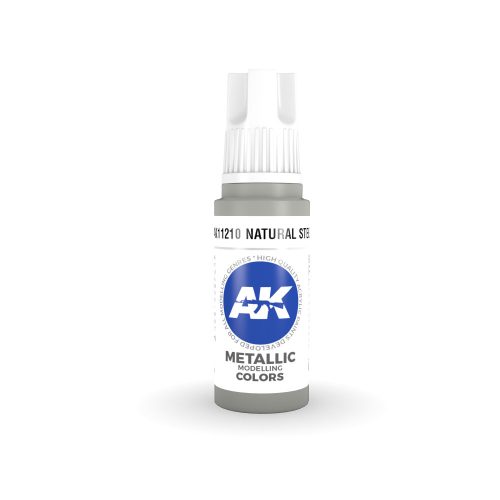 AK Interactive - Natural Steel 17ml