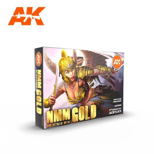 Ak Interactive - Nmm (Non Metallic Metal) Gold Set