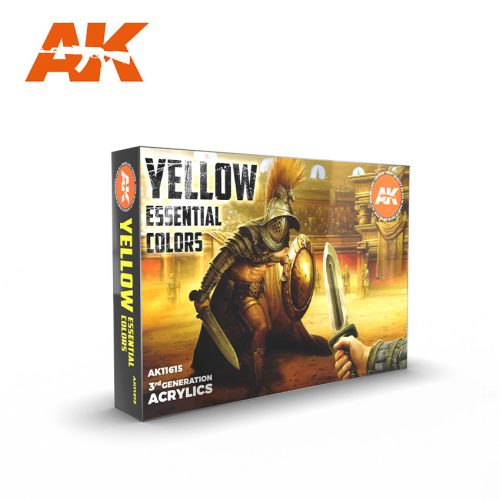 AK Interactive - Yellow Essential Colors 3Gen Set