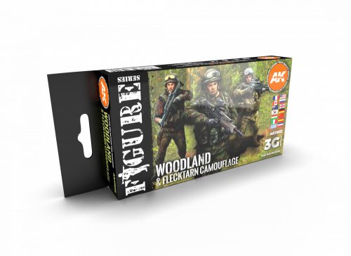 AK Interactive - Modern Woodland And Flecktarn Camouflages 3G