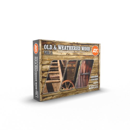 AK Interactive - Old & Weathered Wood Vol1