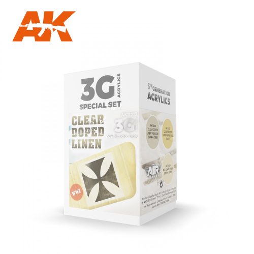 AK Interactive - Clear Doped Linen SET 3G