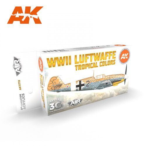 AK Interactive - WWII Luftwaffe Tropical Colors SET 3G