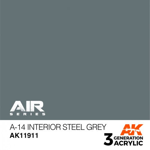 AK Interactive - A-14 Interior Steel Grey