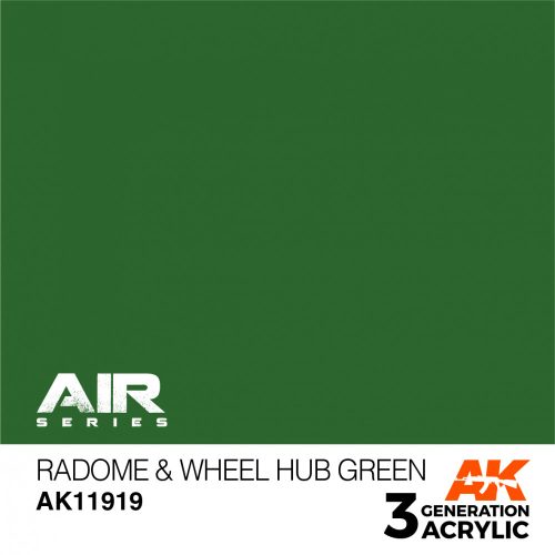 AK Interactive - Radome & Wheel Hub Green