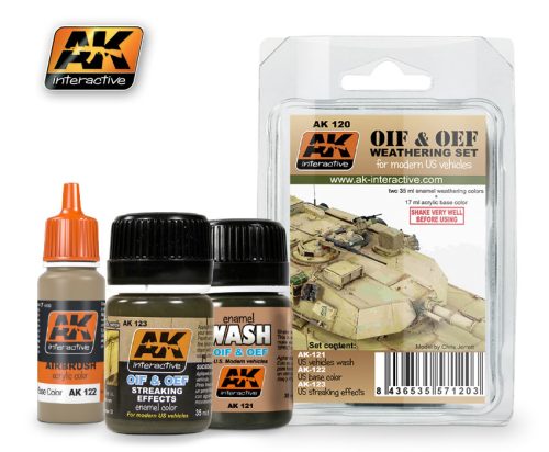 AK Interactive - Oif & Oef - Us Vehicles Weathering Set