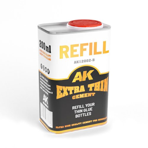 AK-Interactive - 250 Ml. Refillextra Thin Cement