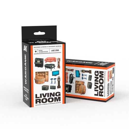 AK Interactive - LIVING ROOM SET WARGAME (RESIN 30-35MM)