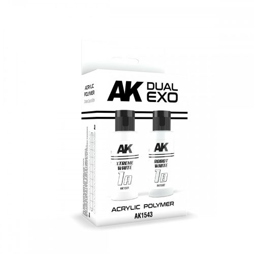 AK Interactive - Xtreme White & Robot White Dual Exo