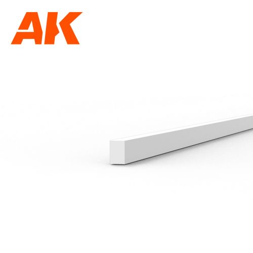 AK Interactive - Strips 0.75 x 0.50 x 350mm - STYRENE STRIP