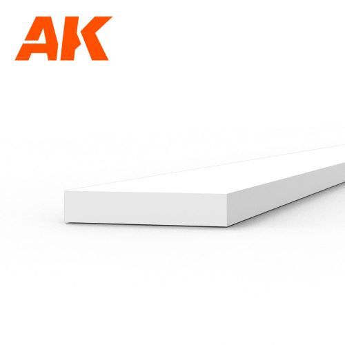 AK Interactive - Strips 0.75 x 4.00 x 350mm - STYRENE STRIP