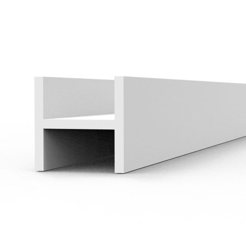 AK Interactive - BEAMS H SHAPE 3.0 x 3.0 x 350 mm x 3 units STYRENE