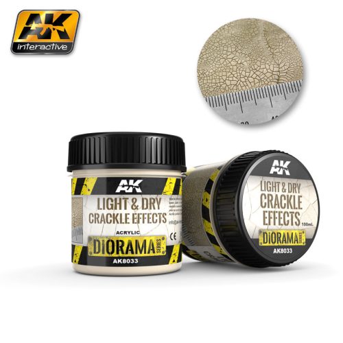 AK Interactive - Light & Dry Crackle Effects - 100Ml (Acrylic)