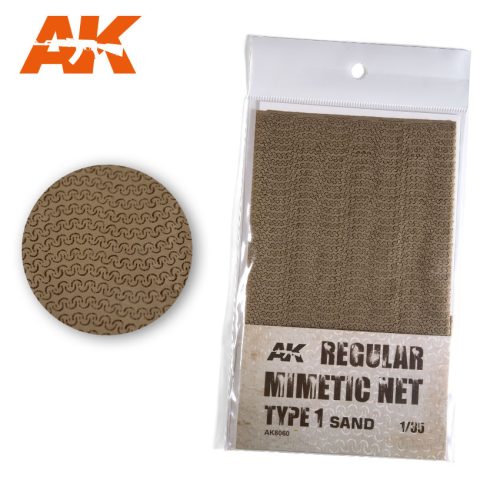 Ak Interactive - Regular Camouflage Net Type 1 Sand