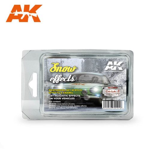 AK Interactive - Snow Effects Rally Set