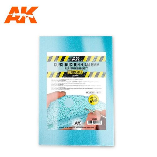 AK Interactive - CONSTRUCTION FOAM 6MM - BLUE FOAM 195