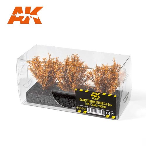 AK Interactive - Dark Yellow Bushes 4-6Cm