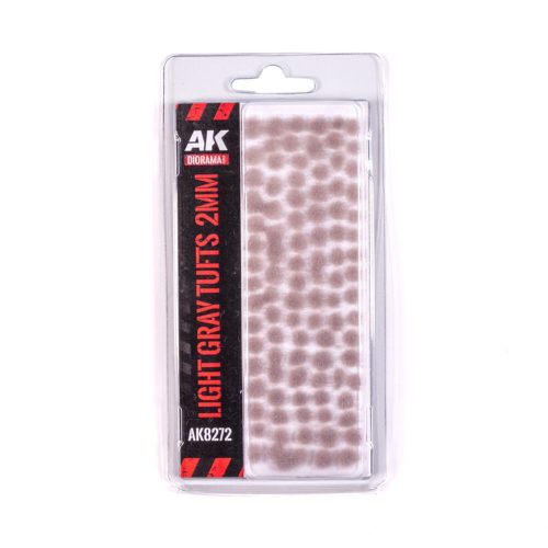 AK Interactive - LIGHT GRAY - FANTASY TUFTS 2MM