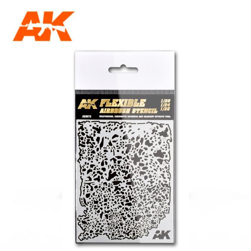 AK Interactive - Flexible Airbrush Stencil 1/20 1/24 1/35