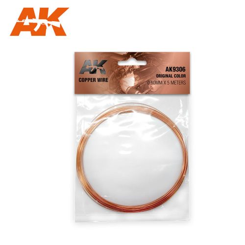 AK Interactive - Copper Wire 0.60mm X 5 Meters Original