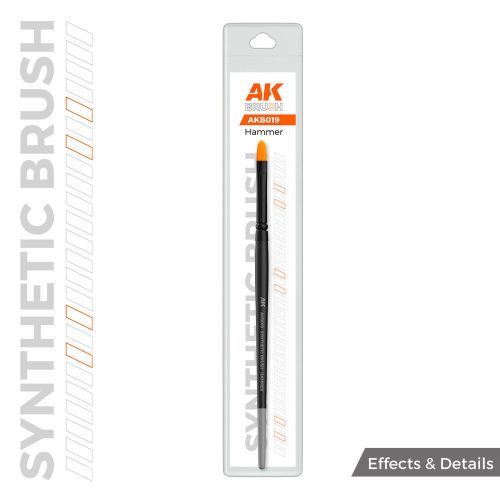 AK Interactive - AK SYNTHETIC BRUSH - HAMMER