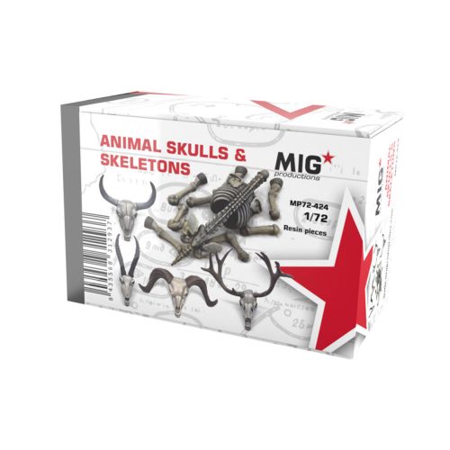 AK Interactive - ANIMAL SKULLS & SKELETONS 1:72