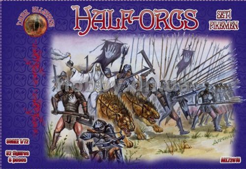 Alliance - Half-Orcs pikemen, set 1