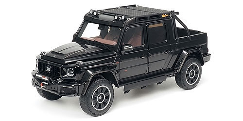 Almost-Real - 1:18 BRABUS G 800 ADVENTURE XLP - 2020 - BLACK METALLIC (OBSIDIAN BLACK - Almost Real