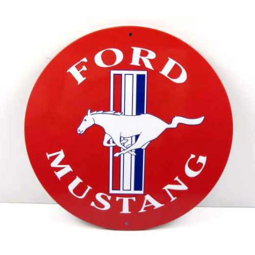 Altaya - 1:43 METAL PLATE - Ford Mustang (d:20cm) - ALTAYA