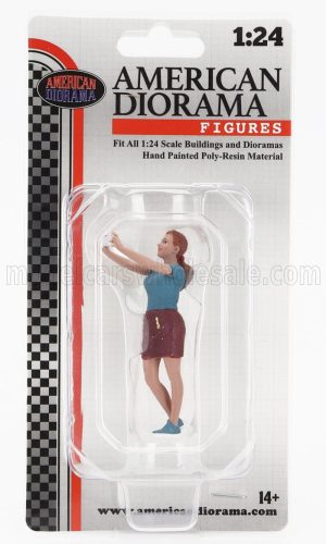 American Diorama - FIGURES GIRL SELFIE BLUE BROWN