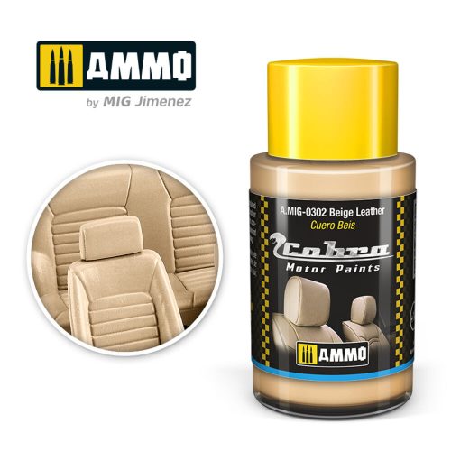 AMMO - COBRA MOTOR Beige Leather