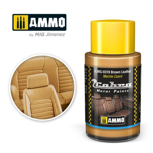 AMMO - COBRA MOTOR Brown Leather