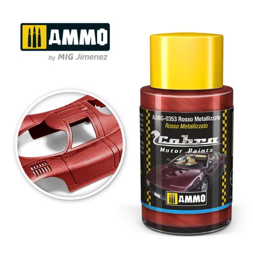 AMMO - COBRA MOTOR Rosso Metallizzato