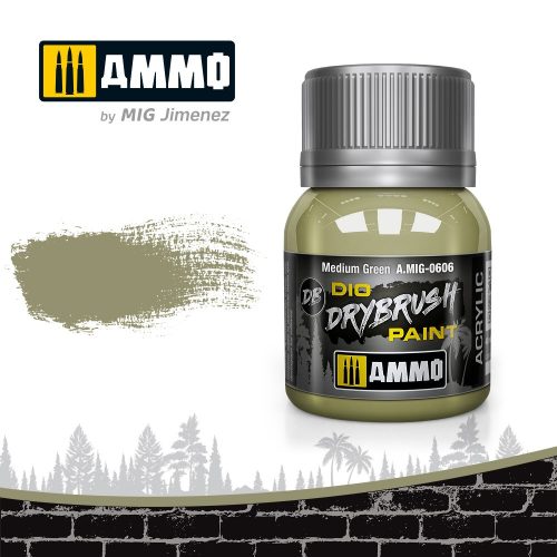 AMMO - Drybrush Medium Green