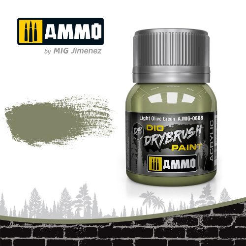 AMMO - Drybrush Light Olive Green