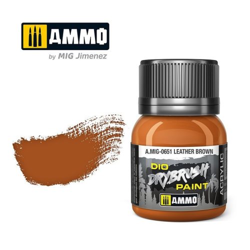 Ammo - Drybrush Leather Brown