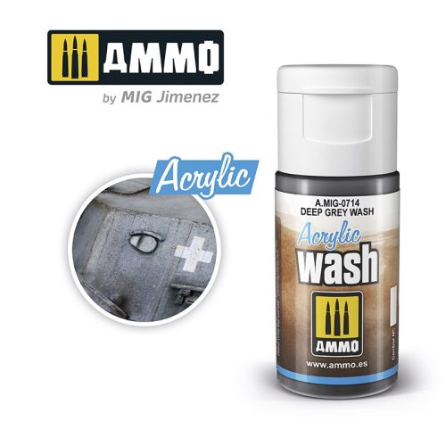 AMMO - Acrylic Wash Deep Grey Wash