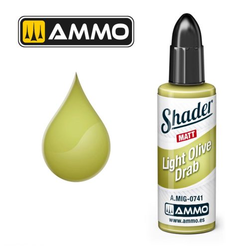 AMMO by MIG Jimenez - MATT SHADER Light Olive Draw