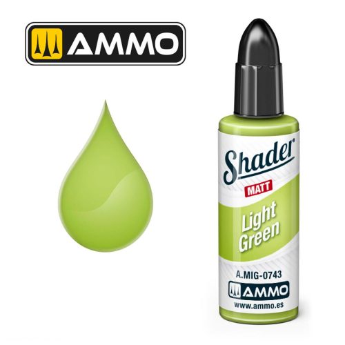 AMMO by MIG Jimenez - MATT SHADER Light Green