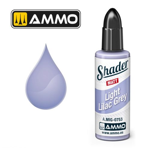 AMMO by MIG Jimenez - MATT SHADER Light Lilac Grey