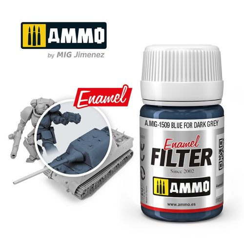 AMMO - Filter Blue For Dark Grey