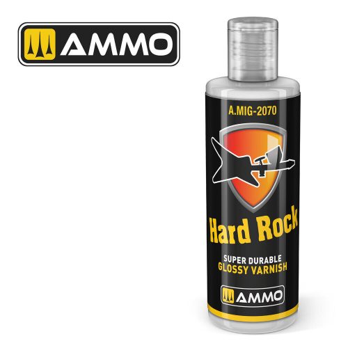 AMMO by MIG Jimenez - AMMO Hard Rock Super Durable Glossy Varnish (60ml)  - Jar 60 mL