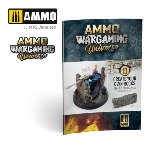 AMMO - AMMO WARGAMING UNIVERSE Book 11 – Create your own Rocks (Multilingual Book)