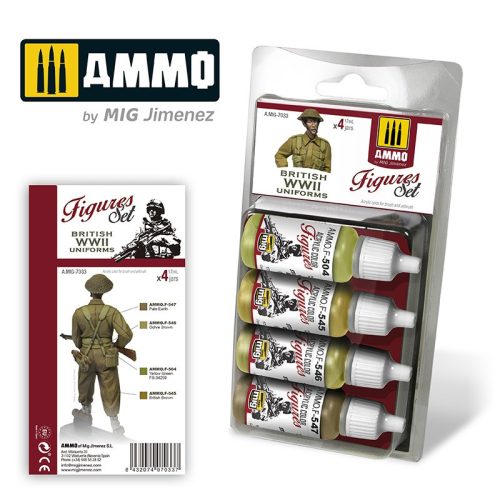 AMMO - British Wwii Uniforms Figures Set