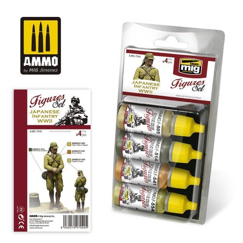 AMMO - Japanese Infantry Wwii Figures Set