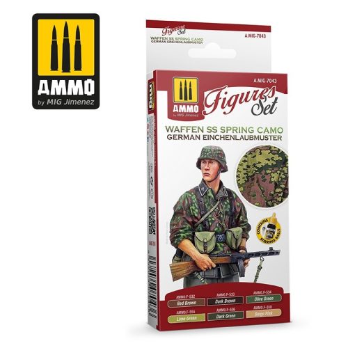 AMMO - Waffen Ss Spring Camo. German Einchenlaubmuster Figures Set